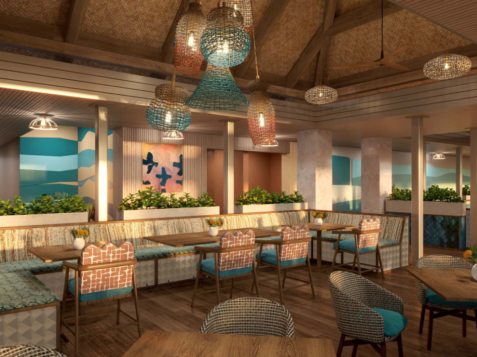 AMA'AMA, the fine-dining restaurant at Aulani Resort & Spa in Hawai