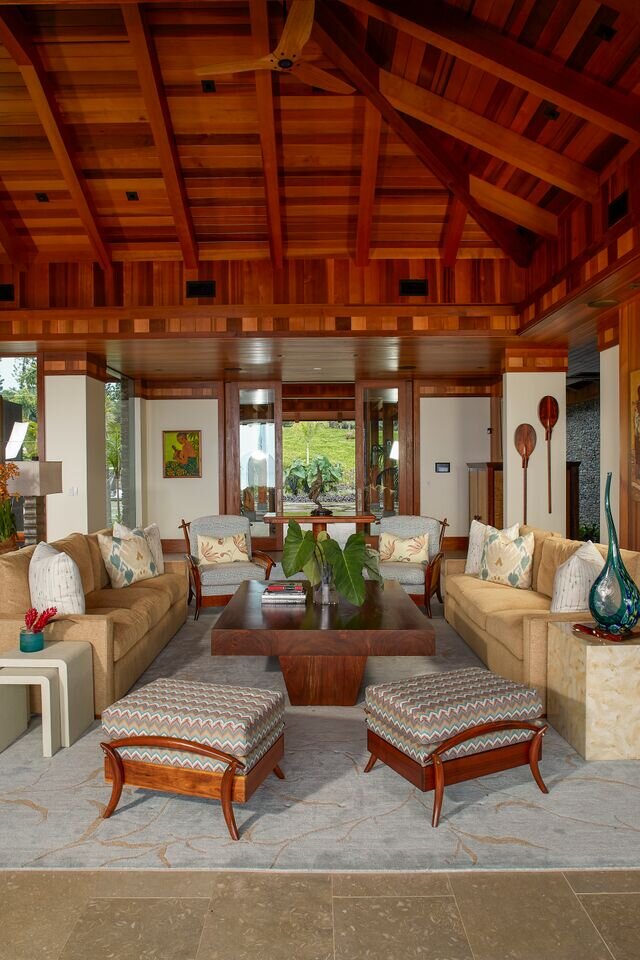 Maui Plantation Modern Home Interior by Henderson Design Group