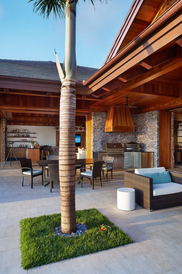 マウイ プランテーション ホーム インテリア デザイン ポートフォリオ